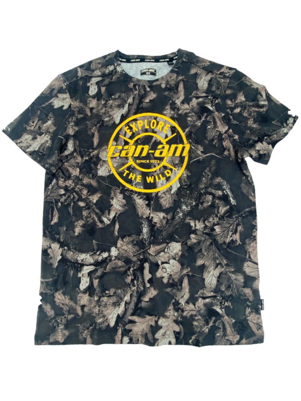 Can-Am Men's T-Shirt  | Short Sleeve | Camouflage | Graphic Print | Size Medium